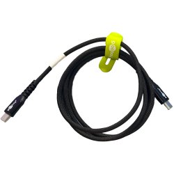 Goobay USB-C 2.0 Supersoft Tekstilkabel 3A - Sort