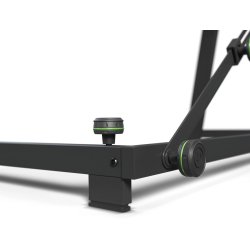 Gravity FDJT 01 justerbart DJ og Studio Bord med Laptop og Monitor hylde