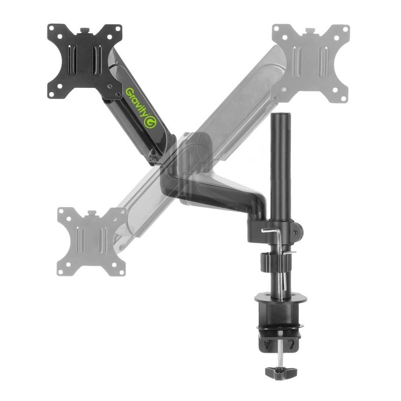 Gravity SA6131B Monitor arm, passer fra 13" og op til 27" skrme