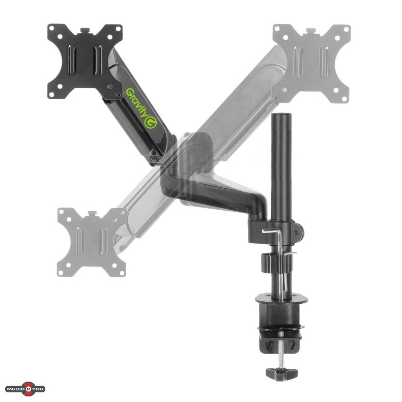 Gravity SA6131B Monitor arm, passer fra 13" og op til 27" skrme