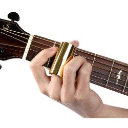 Guitar Metal Slide Gold