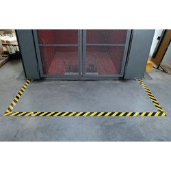 Brady ToughStripe Gulvmarkeringstape - Sort/Gul