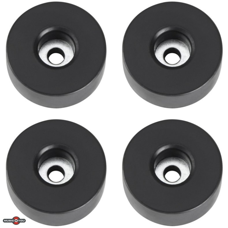 Adam Hall Gummifdder 38 x 15 mm - 4 stk. pakke
