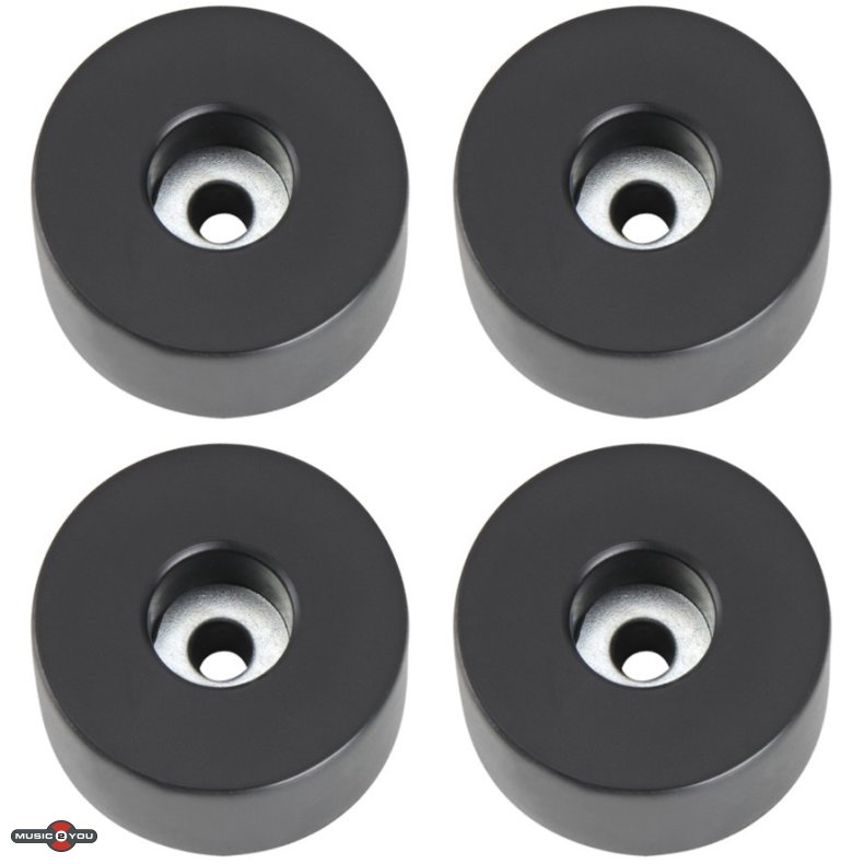 Adam Hall Gummifdder 38 x 20 mm - 4 stk. pakke