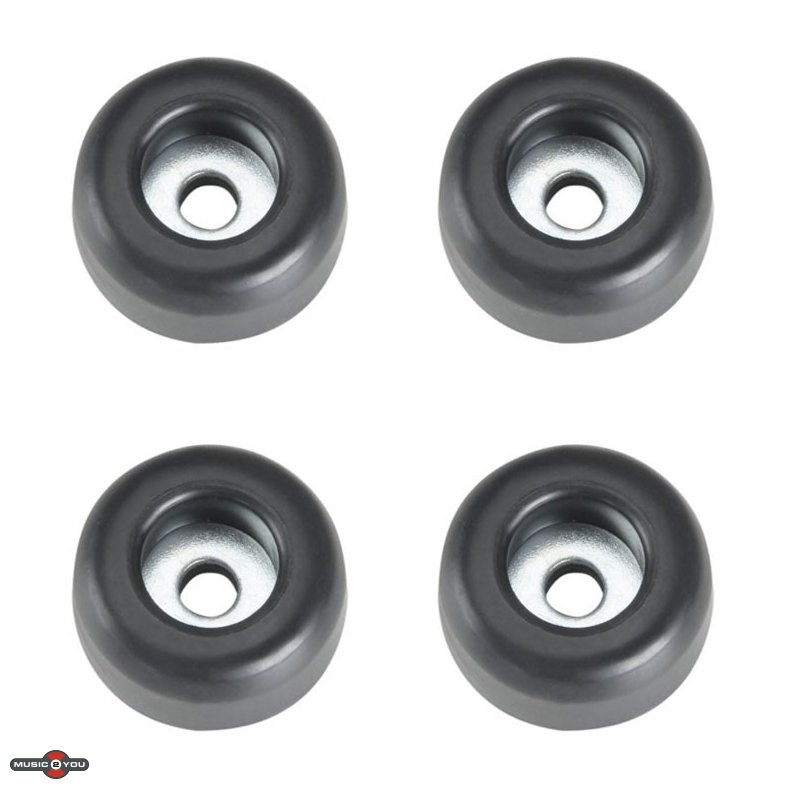 Adam Hall Gummifdder 25 x 11 mm - 4 stk. pakke