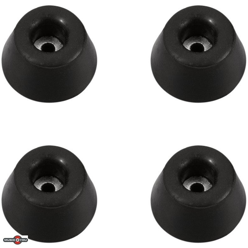 Adam Hall Gummifdder 30 x 15 mm - 4 stk. pakke
