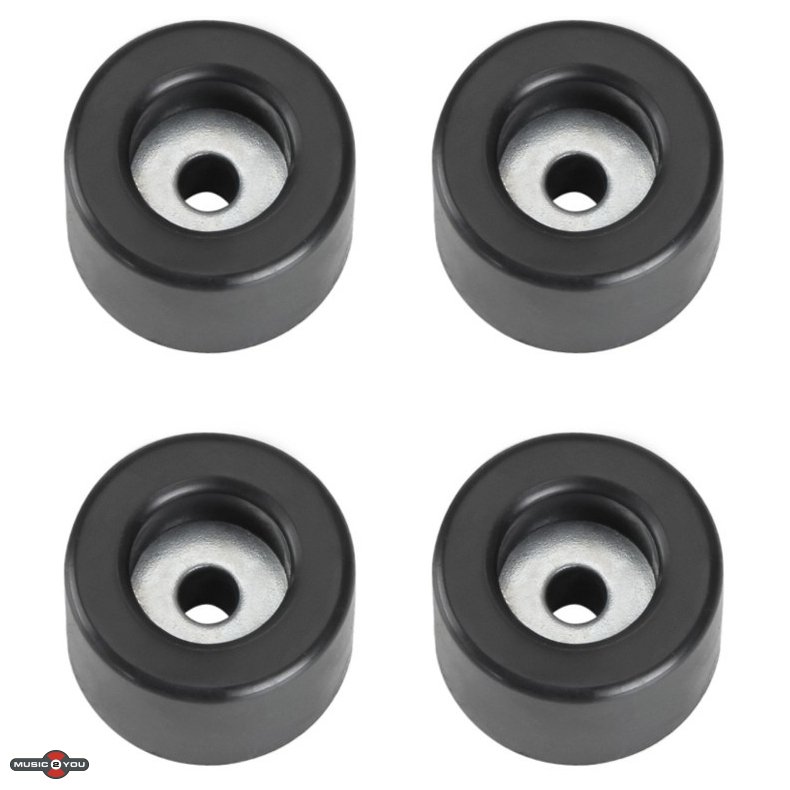 Adam Hall Gummifdder 25 x 15 mm - 4 stk. pakke