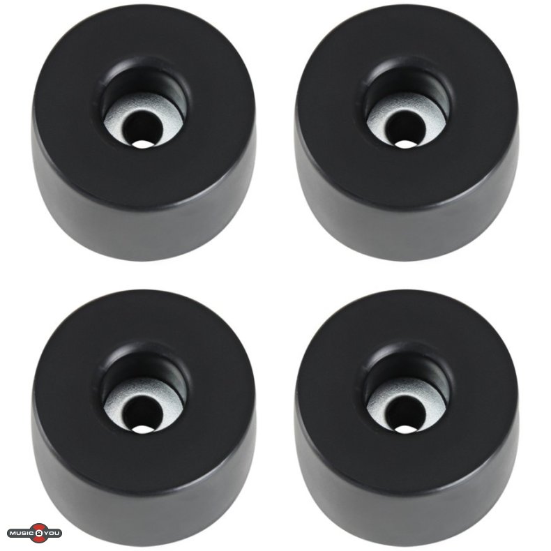Adam Hall Gummifdder 38 x 25 mm - 4 stk. pakke