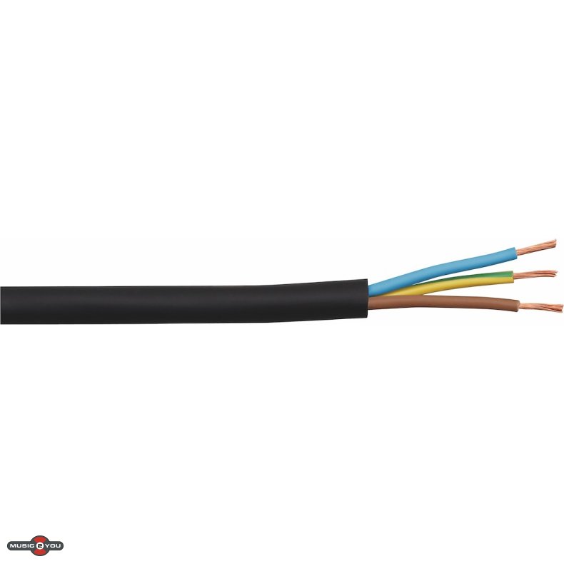Pecso H07RN-F 3x1,5mm2 Gummikabel - Sort (Meterml)