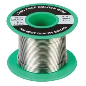 Velleman - Blyfri loddetin - 99,3 Sn% - 0,7% Cu, 1mm (100g)