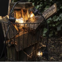 Bailey lights - A60 Filament LED pre - 240V 4W, E27 (2700K) - Klar slagfast plast