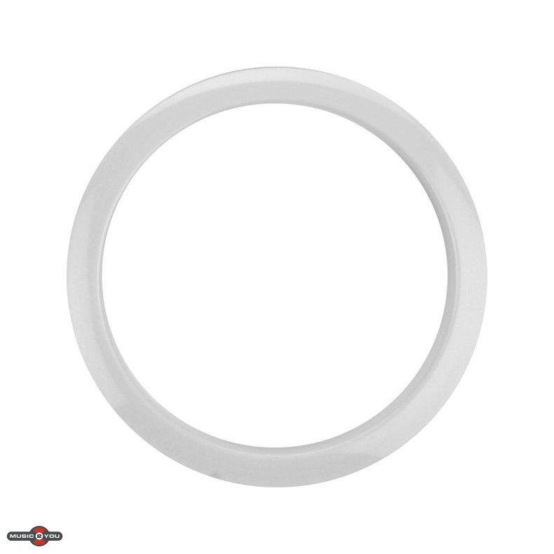 Bass Drum Os 6" Beskyttelse ring til trommeskind - Hvid