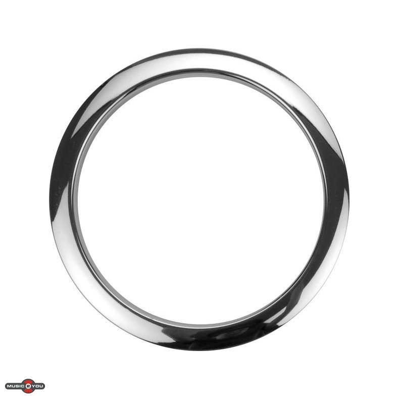 Bass Drum Os 6" Beskyttelse ring til trommeskind - Krom