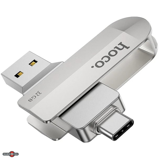 HOCO USB A 3.0/USB-C hukommelses stik - 32 GB