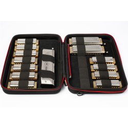 Hohner FlexCase L - Mundharpe taske til 18 stk.