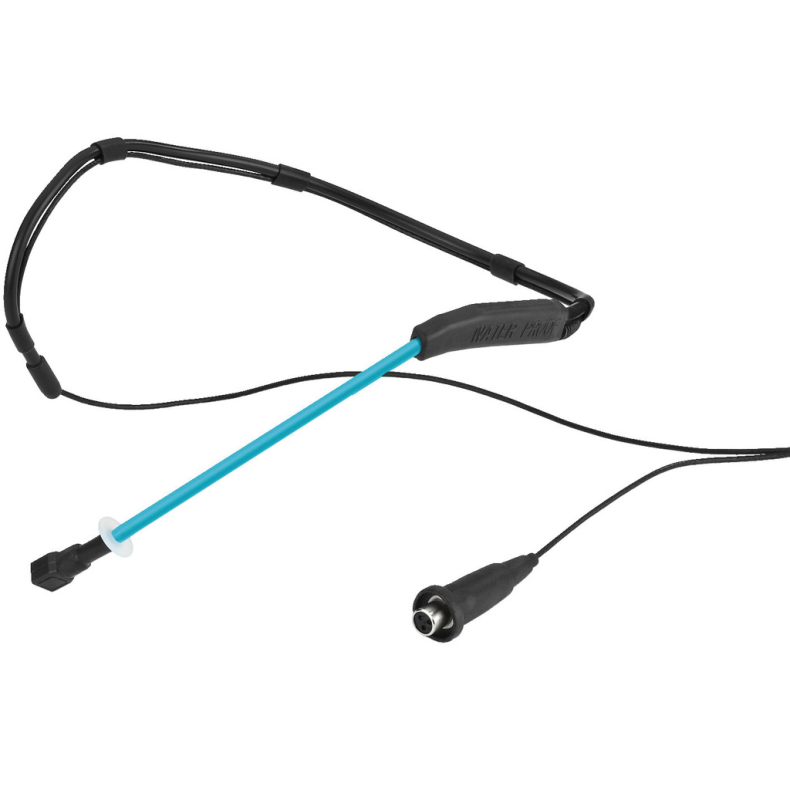 Monacor HSE-200WP/BL - Fitness Headset mikrofon med 3pol mini XLR stik