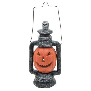 Halloween Skrmme Grskar Lanterne - 35 cm