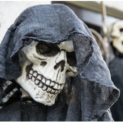 Halloween Full-size Formbar Skelet Figur - 160 cm