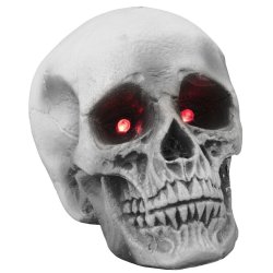 Halloween Kranie med LED lys