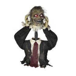 Halloween Klovne Zombie Figur med effekter - 67 cm