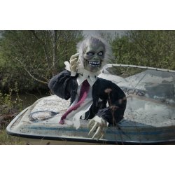 Halloween Klovne Zombie Figur med effekter - 67 cm