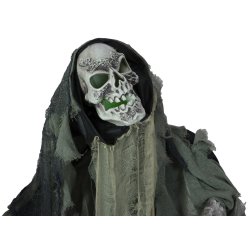 Halloween Full-size Skelet Figur Stende med effekter - 160 cm