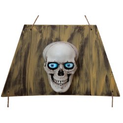 Halloween Spgelseskiste ophng med animation - 150 cm