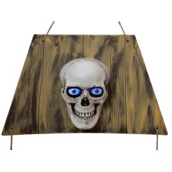 Halloween Spgelseskiste ophng med animation - 150 cm