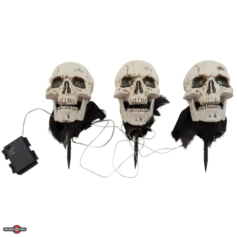 Halloween Kranie Lanterne Havest med 3 stk. - 29 cm