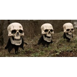 Halloween Kranie Lanterne Havest med 3 stk. - 29 cm