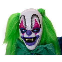 Halloween Full-size Clown Charly Figur med effekter - 160 cm