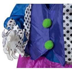 Halloween Full-size Clown Charly Figur med effekter - 160 cm