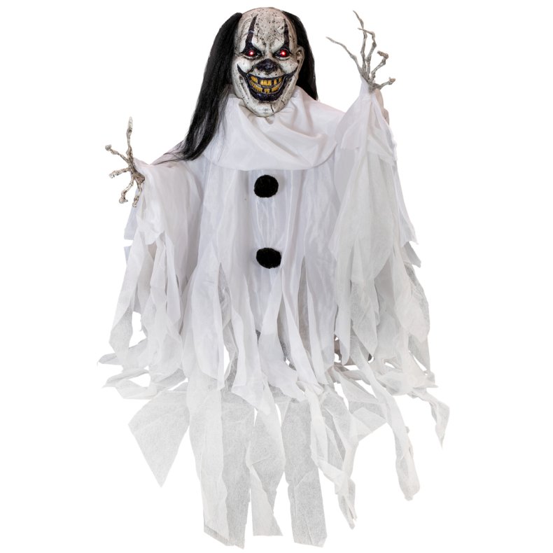 Halloween Full-size Clown Gildo Figur med effekter - 120 cm