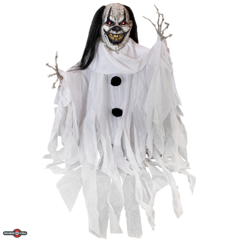 Halloween Full-size Clown Gildo Figur med effekter - 120 cm
