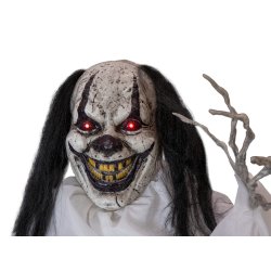 Halloween Full-size Clown Gildo Figur med effekter - 120 cm