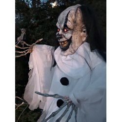Halloween Full-size Clown Gildo Figur med effekter - 120 cm