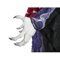 Halloween Full-size Clown Robby Figur med effekter - 120 cm