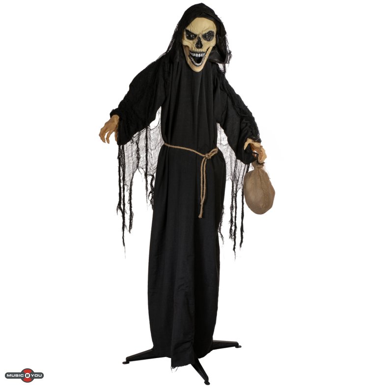 Halloween Full-size Munk Figur med effekter - 170 cm