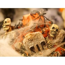 Halloween Edderkoppespind / Spindelvv - 50g