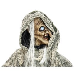 Halloween Full-size Grn Hekse Figur med effekter - 175 cm