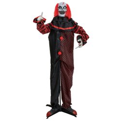 Halloween Full-size Pop-Up Klovn Figur med effekter - 180 cm