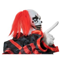 Halloween Full-size Pop-Up Klovn Figur med effekter - 180 cm