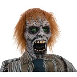 Halloween Full-size Zombie Figur med effekter - 170 cm