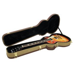 Hardcase El-guitar LP - Tweed
