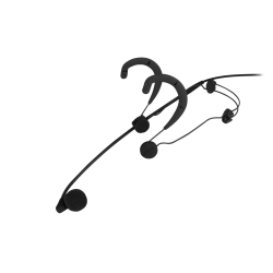 Shure WBH54B Supercardioid kondensator headset - Sort