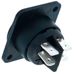 Hicon 2-pole on/off switch - D-Size