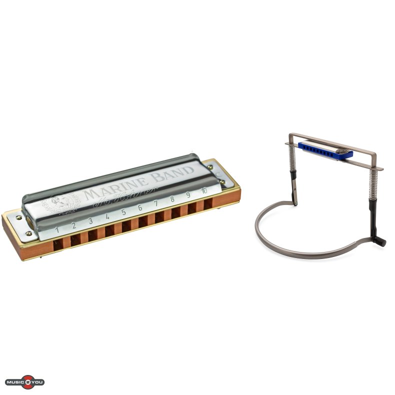 Hohner 1896/20 Marine Band Classic C - Bundle 