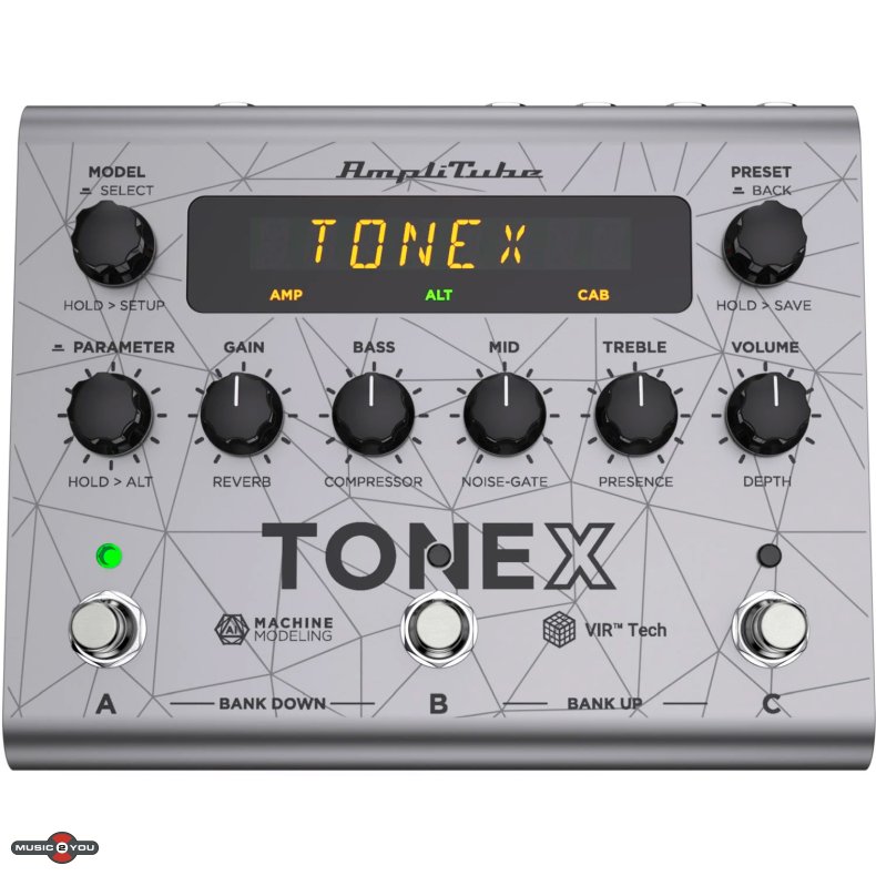 IK Multimedia TONEX Bas Multi-Effekt Pedal