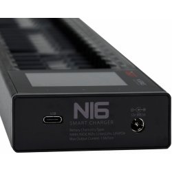 ISDT N16 Intelligent lader til 16 stk. AA / AAA Batterier - Med Rackbeslag