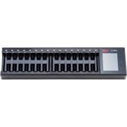 ISDT N16 Intelligent lader til 16 stk. AA / AAA Batterier - Med Rackbeslag